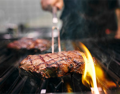 Steak auf dem Grill